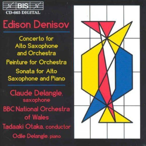 the album cover for Claude Delangle - Concerto for Alto Saxophone