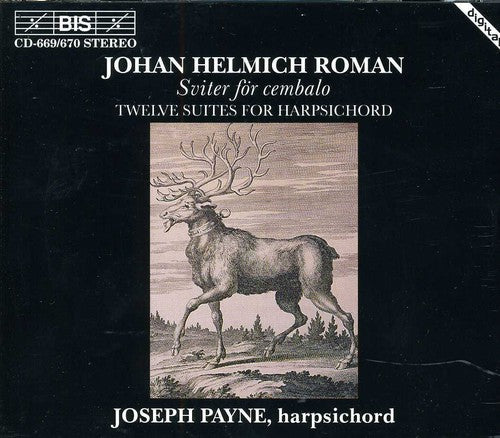 the album cover for Joseph Payne - Twelve Suites for Harpsichord