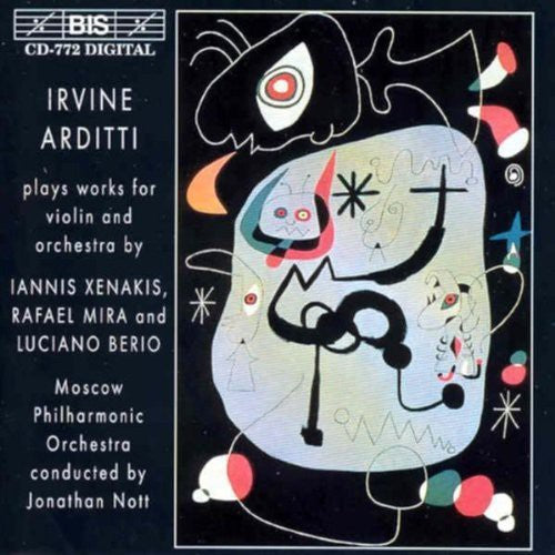 the album cover for Irvine Arditti - Works for Violin & Orchestra
