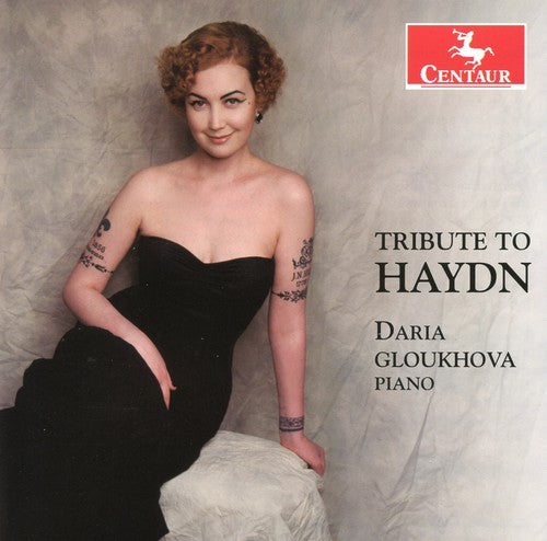 the album cover for Daria Gloukhova - Tribute to Haydn