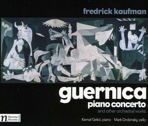 the album cover for Richard Hein - Guernica Piano Concerto & Other Orchestral Works