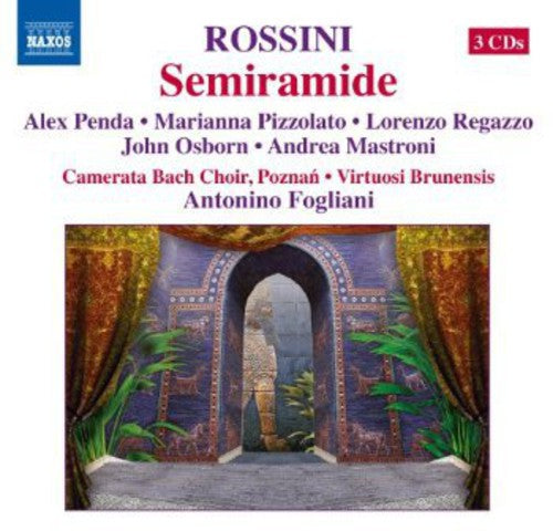 the album cover for Lorenzo Regazzo - Semiramide