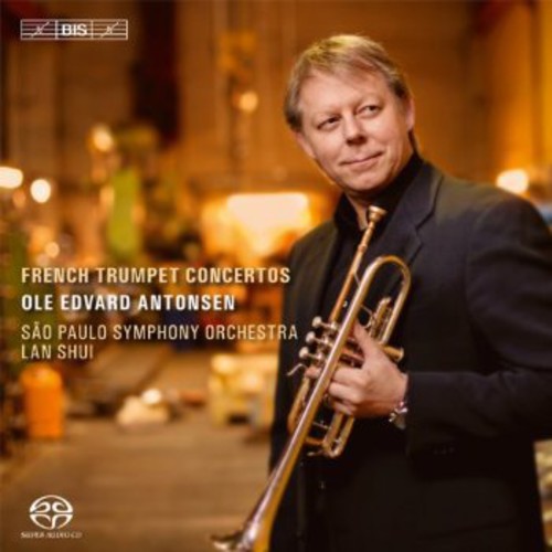 the album cover for Ole Edvard Antonsen - French Trumpet Concertos