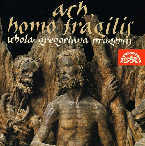 the album cover for Schola Gregoriana Pragensis - Ah Homo Fragilis (O Frailty of Man)