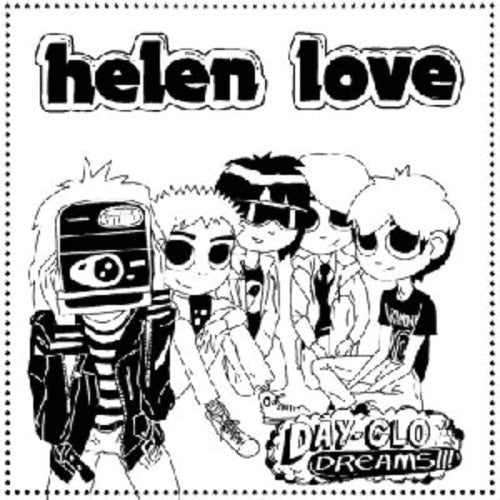 the album cover for Helen Love - Day-Glo Dreams