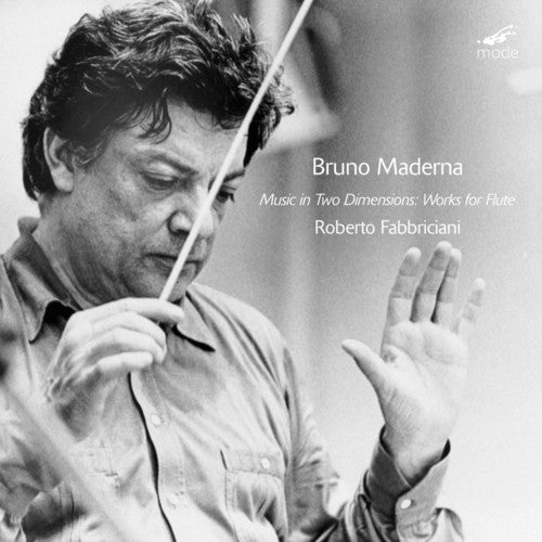 the album cover for Roberto Fabbriciani - Music in 2 Dimensions: The Works with Flute