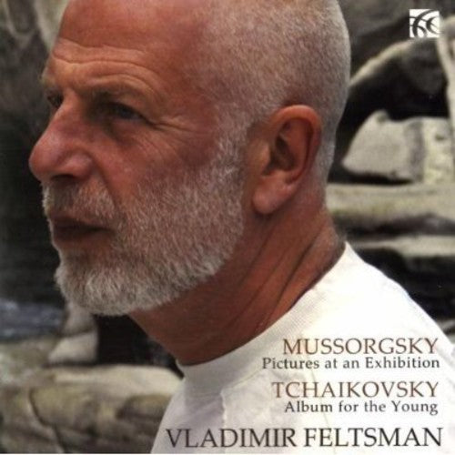 the album cover for Mussorgsky / Vladimir Feltsman - Pictures at An Exhibition