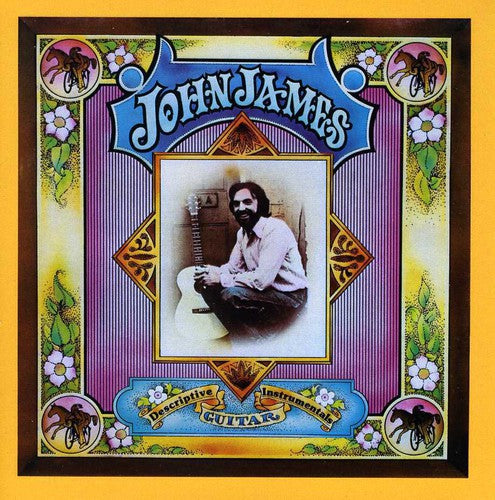 the album cover for John James - Descriptive Guitar Instrumentals