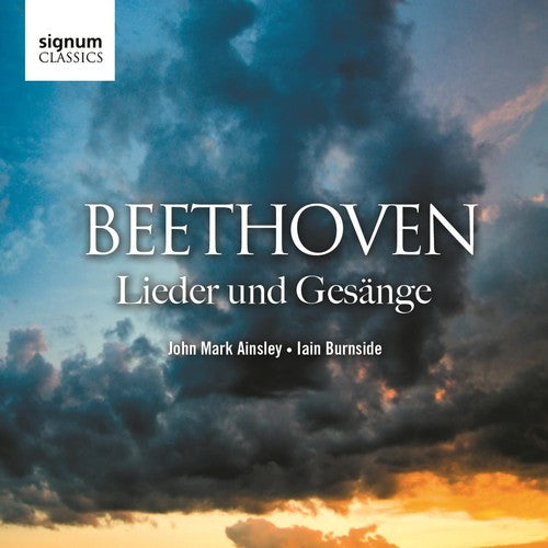 the album cover for John Mark Ainsley - Lieder Und Gesaenge