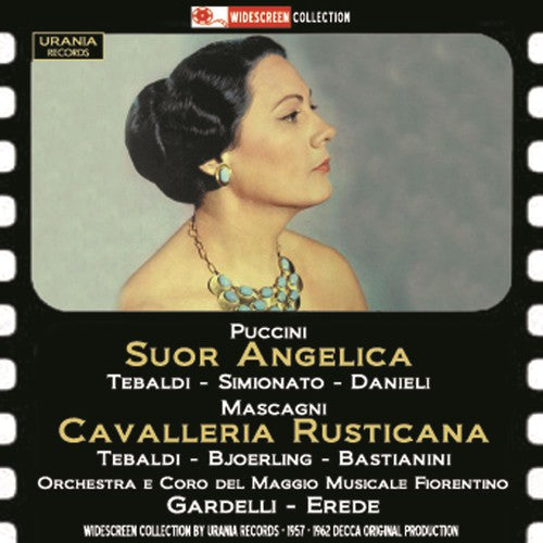 the album cover for Giacomo Puccini - Suor Angelica Cavalleria Rustican