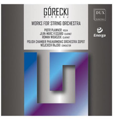 the album cover for Mikolaj Gorecki - Works for String Orchestra