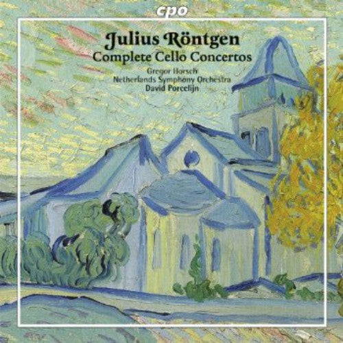 the album cover for David Porcelijn - Complete Cello Concertos