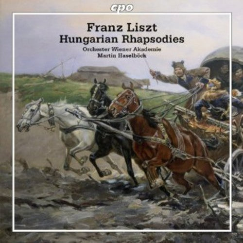 the album cover for Martin HaselbÃ¶ck - Hungarian Rhapsodies 1-6