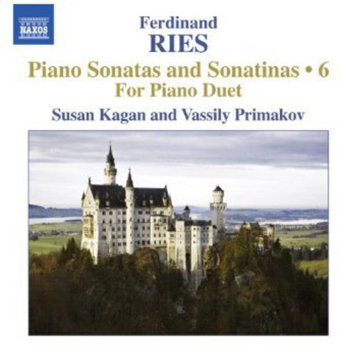 the album cover for Vassily Primakov - Piano Sonatas 6: Three Sonatas for Piano Duet
