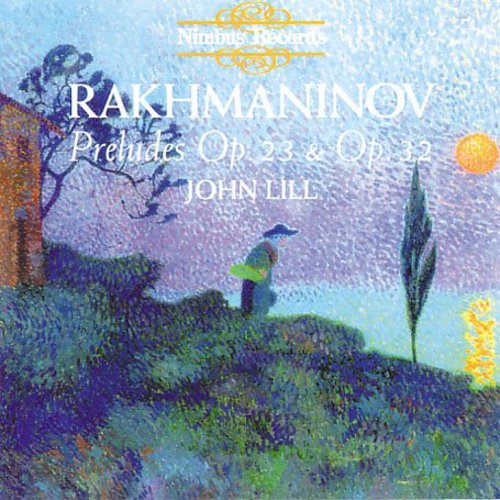 the album cover for John Lill - Preludes Op 23 & Op 32