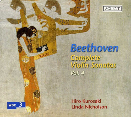 the album cover for Beethoven / Kurosaki / Nicholson - Violin Sonatas 4