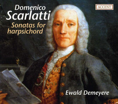 the album cover for Ewald Demeyere - Sonatas for Harpsichord