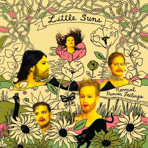 the album cover for Little Suns - Normal Human Feelings