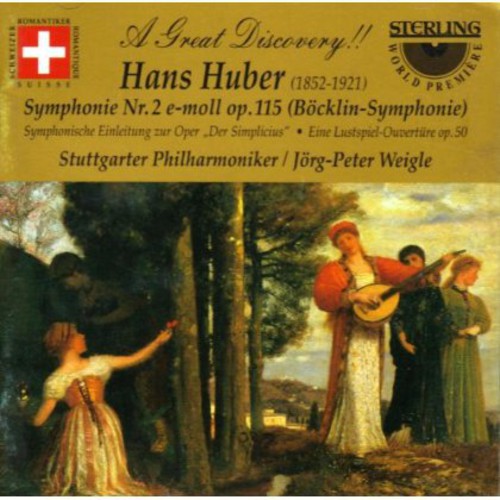 the album cover for Huber / Stuttgart Phil, Weigle - Symphony #2