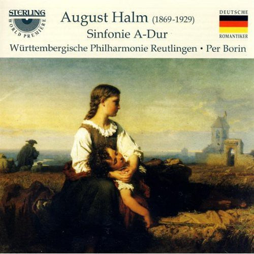 the album cover for Halm / Borin / Wurttembergische Phil Reutlingen - Symphony in a Major