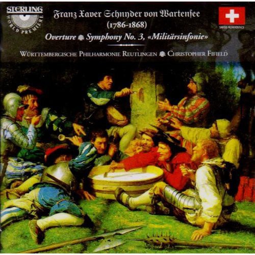 the album cover for Wartensee / Fifield / Wurttembergishe Philharmonie - Overture in C minor / Symphony 3 in B Flat Major