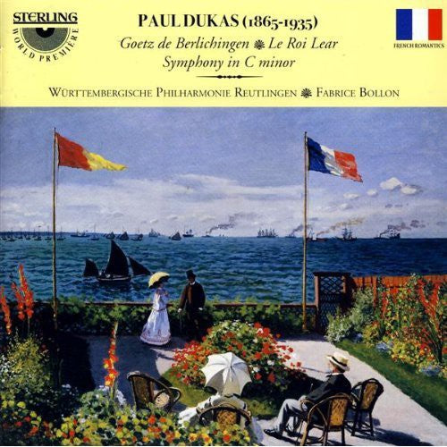 the album cover for Dukas / Wurttembergische Philharmonie / Bollon - Symphony in C Major