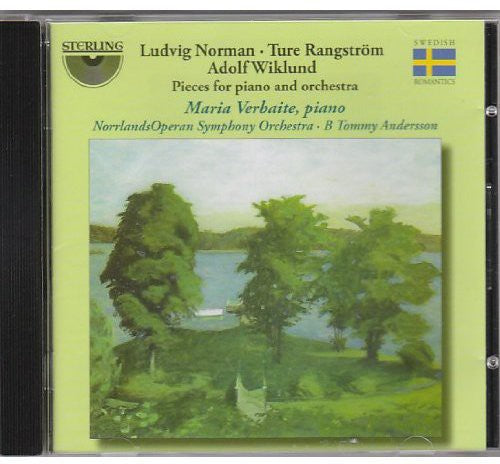 the album cover for Norman / Norrlands Operan Symph Orch / Andersson - Pieces for Piano & Orchestra