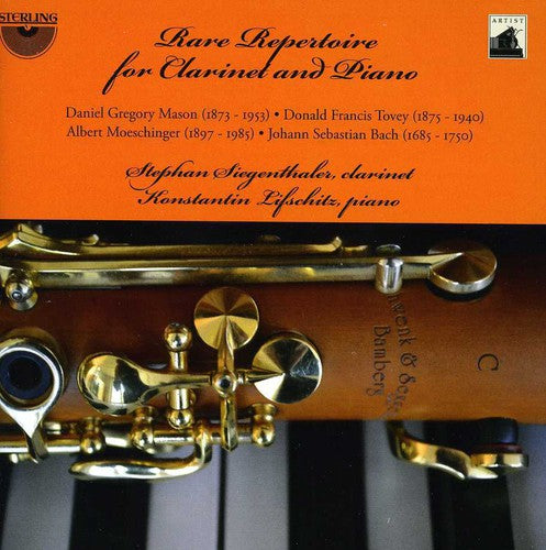 the album cover for Manson / Siegenthaler / Lifschitz - Rare Repertoire for Clarinet & Piano