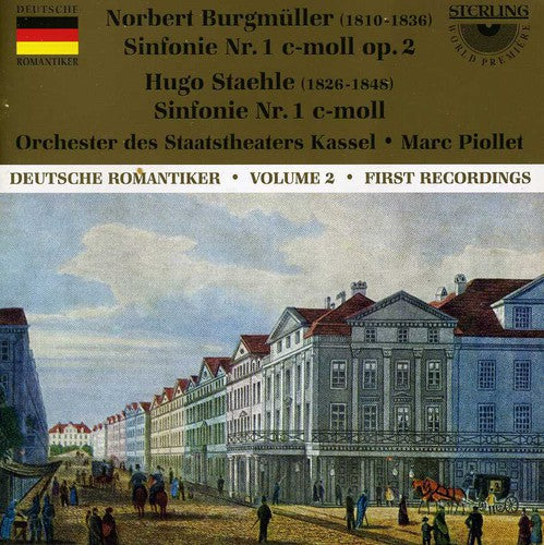 the album cover for Burgmuller / Staehle / Piollet - Symphony 1 C minor Op 2