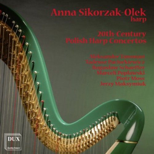 the album cover for Tansman / Sikorzak-Olek / Maksymiuk - 20th-Century Polish Harp Concertos