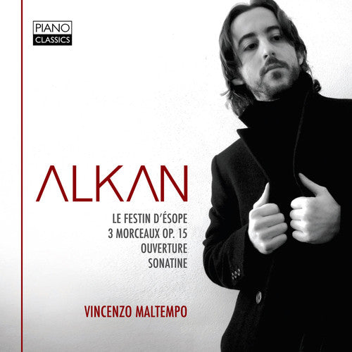 the album cover for Alkan / Vincenzo Maltempo - Le Festin D'esope / Trois Morceaux