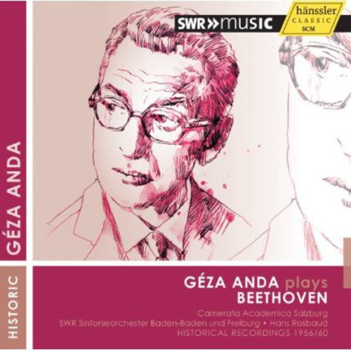 the album cover for Geza Anda - Geza Anda Plays Beethoven