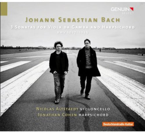 the album cover for Jonathan Cohen - 3 Sonatas for Viola Da Gamba & Harpsichord
