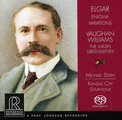 the album cover for Elgar / Vaughan Williams / Kansas City Sym / Stern - Engima Variations