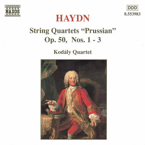 the album cover for Kodaly Quartet - String Quartets Prussian Op 50 1-3