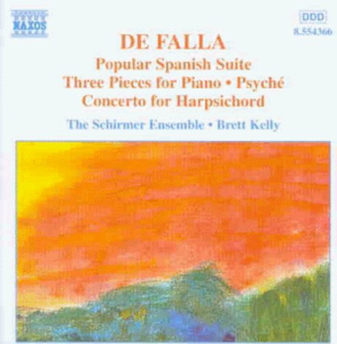the album cover for Brett Kelly - Popular Spanish Suite / Three Pieces for Piano