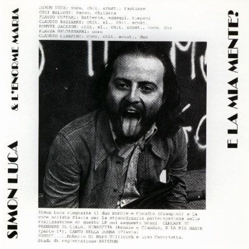 the album cover for Simonluca - E la Mia Mente