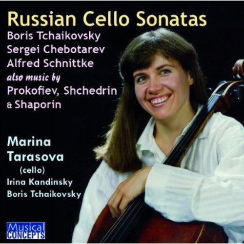the album cover for Boris Tchaikovsky - Russian Cello Sonatas
