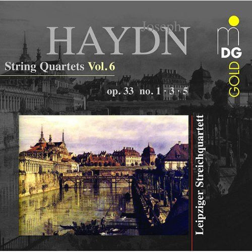 the album cover for Haydn / Leipziger Streichquartett - String Quartets 6
