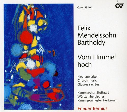 the album cover for Mendelssohn - Church Music 2