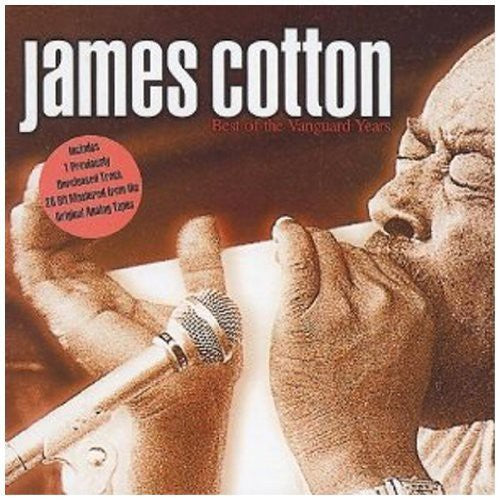 the album cover for James Cotton - Best of the Vanguard Years