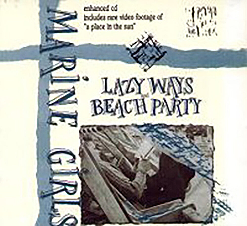 the album cover for Marine Girls - Lazy Ways/Beach Party (Mini Lp Sleeve) [Import]