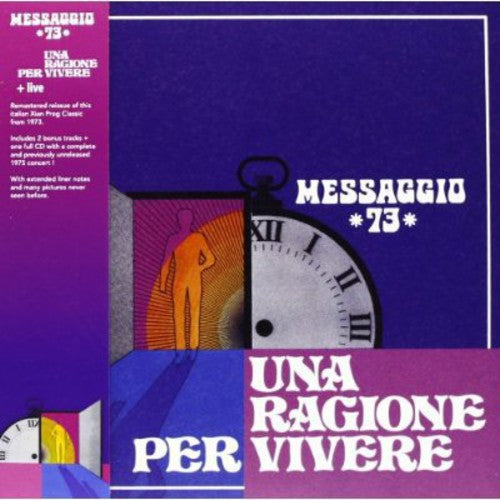 the album cover for Messaggio 73 - Una Ragione Per Vivere