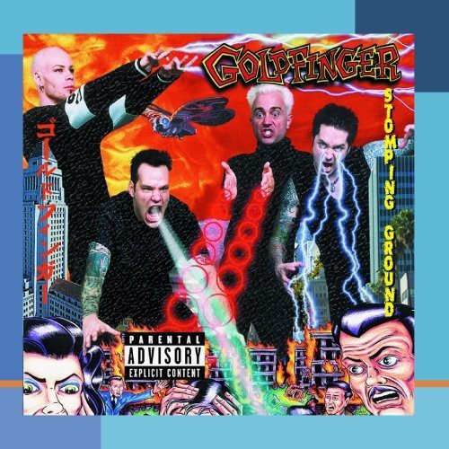 the album cover for Goldfinger - Stomping Ground