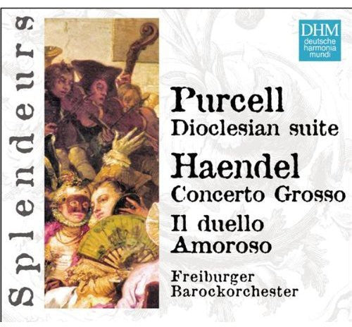 the album cover for Purcell / Handel / Glotz - Dioclesian Suite / Concerto Grosso
