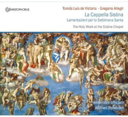 the album cover for Wilfried Rombach - La Cappella Sistina: Lamentazioni Per la Settima
