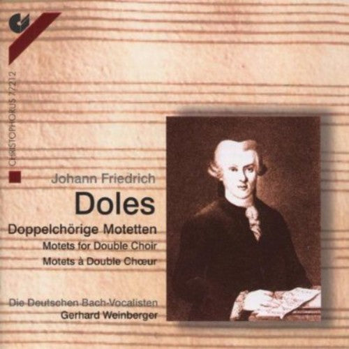 the album cover for Deutschen Bach-Vocalisten - Motets for Double Choir