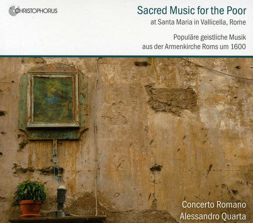 the album cover for Marenzio / Quarta / Concerto Romano - Sacred Music for the Poor