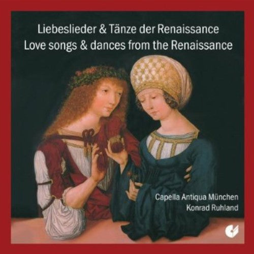 the album cover for Regnart / Ruhland / Capella Antiqua Munich - Renaissance Love Songs