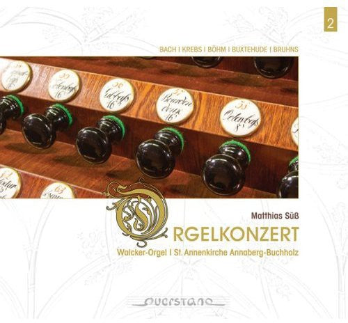 the album cover for J Bach S / Suess,Matthias - Organ Concertos